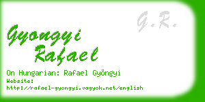 gyongyi rafael business card